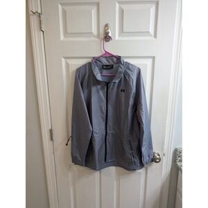 Under Armour Women's Iridescent Full Zip Jacket Gray - Size L